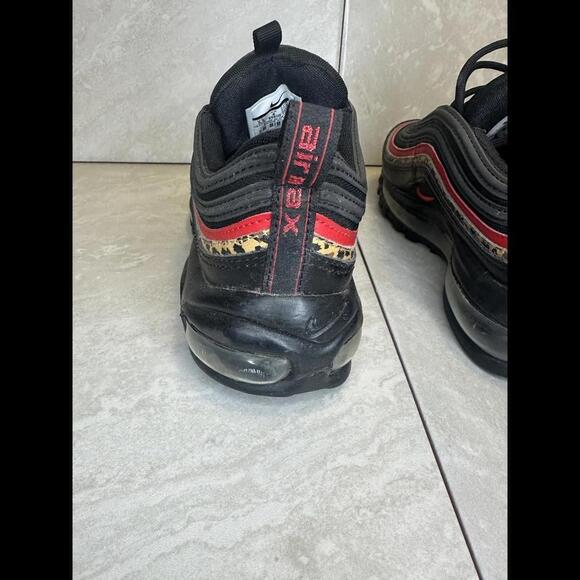 Nike Air Max 97 Leopard Pack Black Size 6.5 - Picture 5 of 6